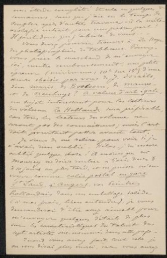 Letter to Philip Zilcken