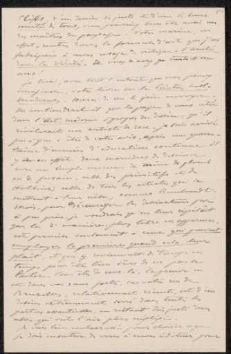 Letter to Philip Zilcken