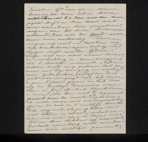 Letter to Henriette Wilhelmina van Baak