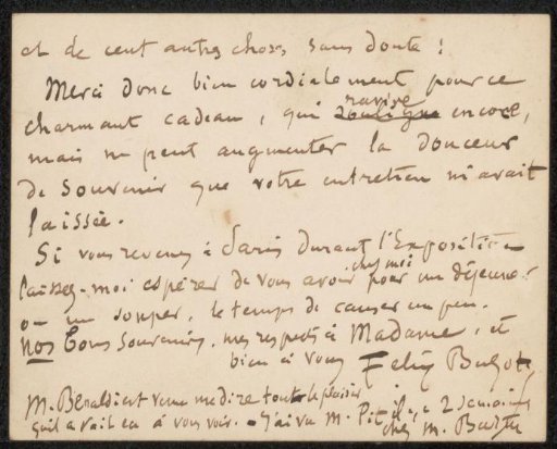 Letter to Philip Zilcken