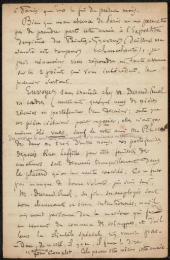 Letter to Philip Zilcken