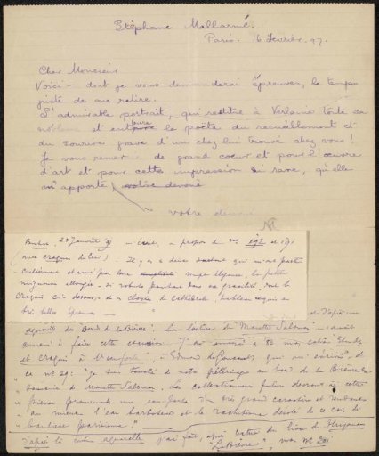 Transcript of a letter to Philip Zilcken