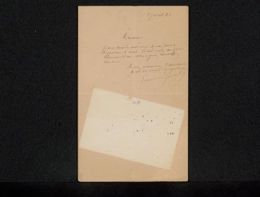 Letter to Philip Zilcken