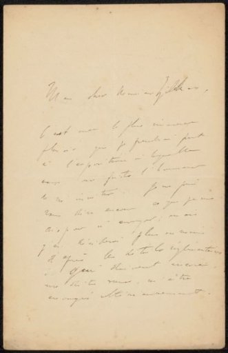 Letter to Philip Zilcken