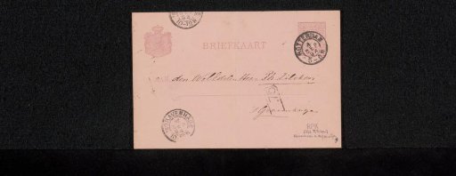 Postcard to Philip Zilcken