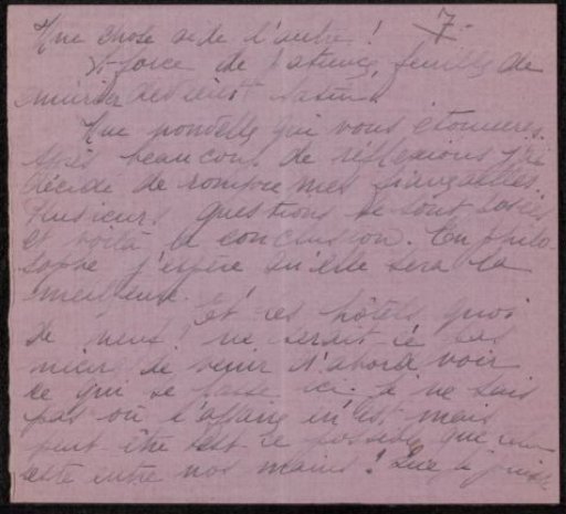 Letter to Philip Zilcken