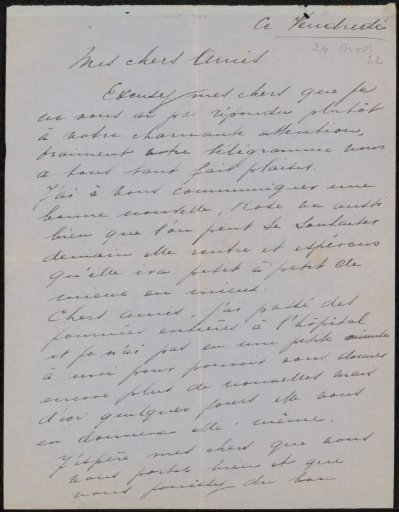 Letter to Philip Zilcken