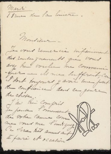 Letter to Philip Zilcken