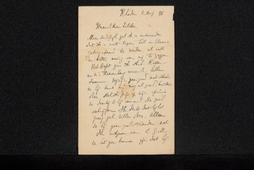 Letter to Philip Zilcken
