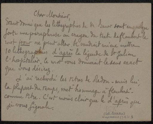 Letter to Philip Zilcken