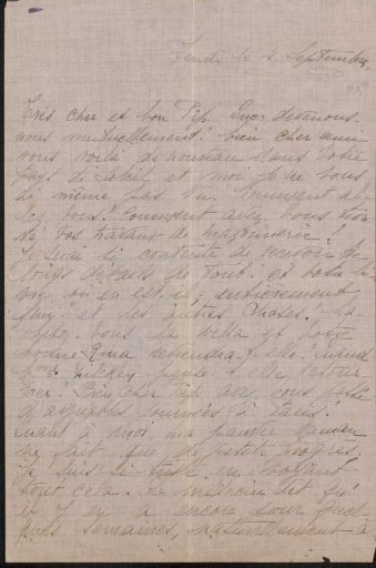 Letter to Philip Zilcken