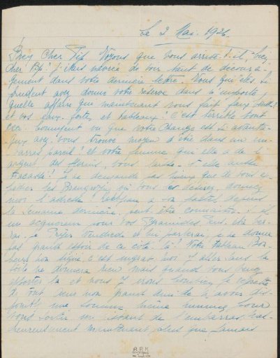 Letter to Philip Zilcken