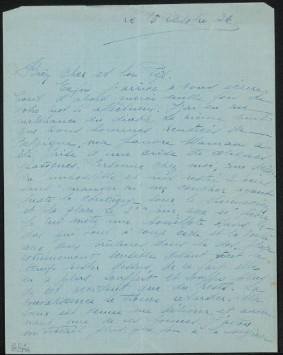 Letter to Philip Zilcken