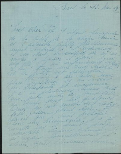 Letter to Philip Zilcken