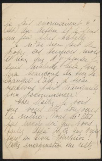 Letter to Philip Zilcken