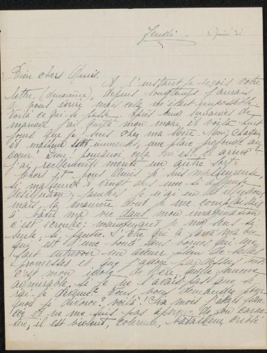 Letter to Henriette Wilhelmina van Baak and Philip Zilcken