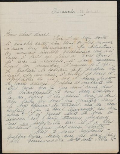 Letter to Philip Zilcken