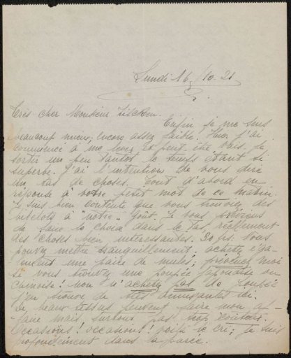 Letter to Philip Zilcken