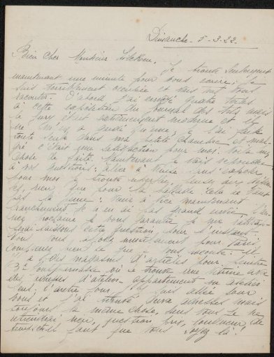 Letter to Philip Zilcken