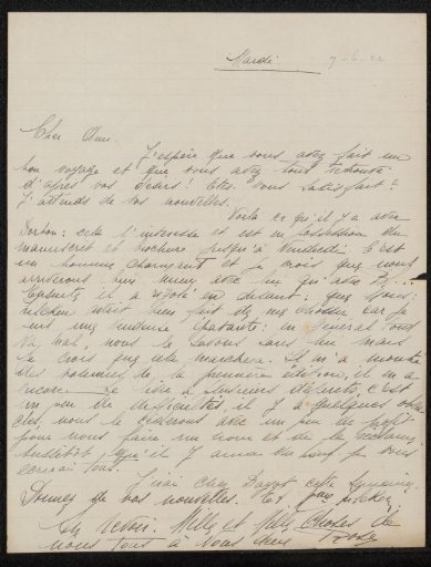 Letter to Philip Zilcken