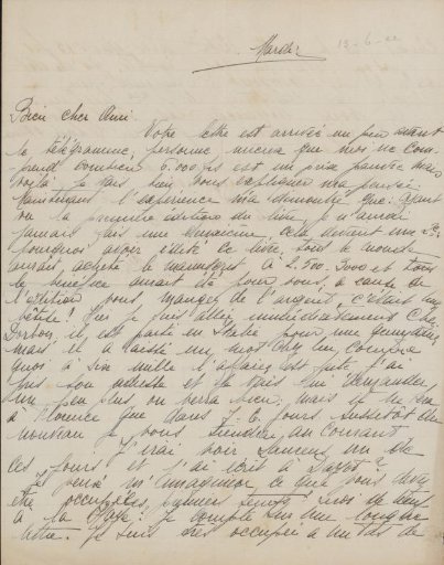 Letter to Philip Zilcken