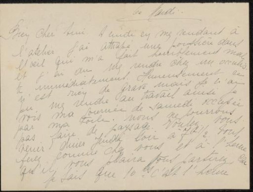 Letter to Philip Zilcken