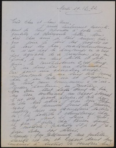 Letter to Philip Zilcken