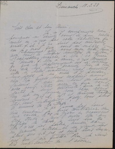 Letter to Philip Zilcken