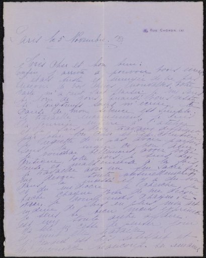 Letter to Philip Zilcken