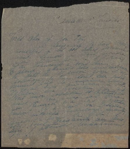 Letter to Philip Zilcken