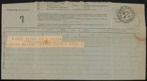 Telegram to Philip Zilcken