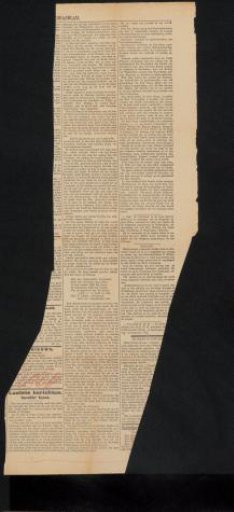 Newspaper clipping from the Philip Zilcken archive