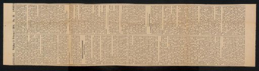 Newspaper clipping from the Philip Zilcken archive