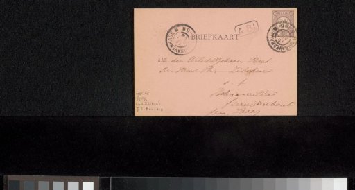 Postcard to Philip Zilcken