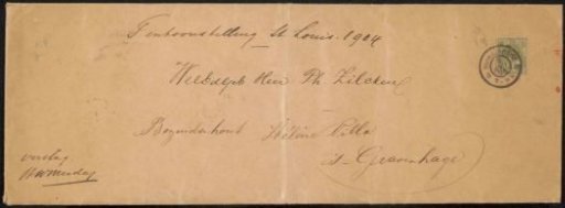 Envelope to Philip Zilcken