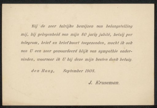 Letter to Philip Zilcken