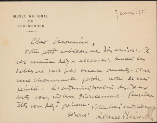 Letter to Philip Zilcken