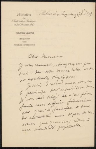 Letter to Philip Zilcken