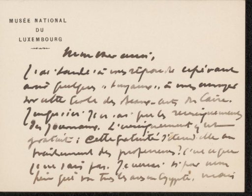 Letter to Philip Zilcken