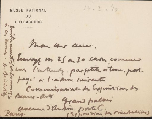 Letter to Philip Zilcken