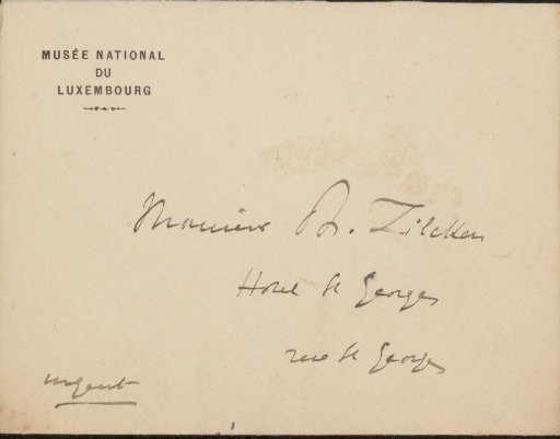 Envelope addressed to Philip Zilcken