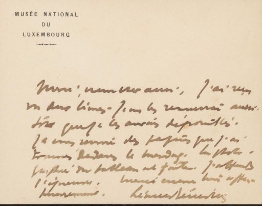 Letter to Philip Zilcken