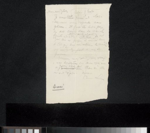 Transcript of a Letter to Philip Zilcken