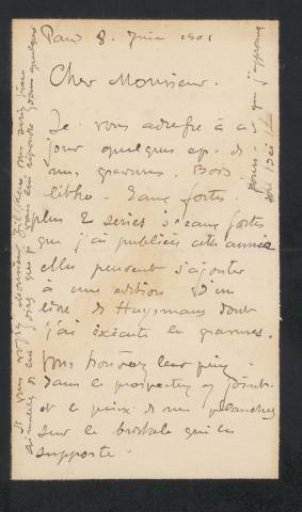 Letter to Philip Zilcken