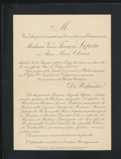 Death notice to Philip Zilcken