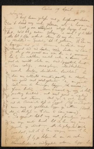 Letter to Philip Zilcken