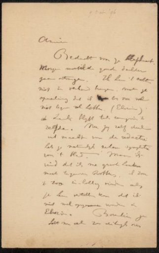 Letter to Philip Zilcken