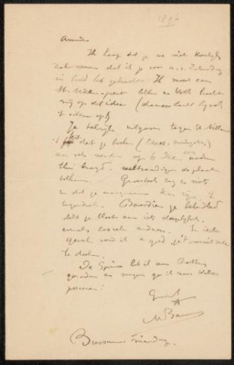 Letter to Philip Zilcken