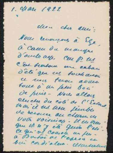 Letter to Philip Zilcken