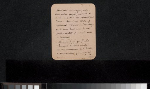 Letter to Philip Zilcken